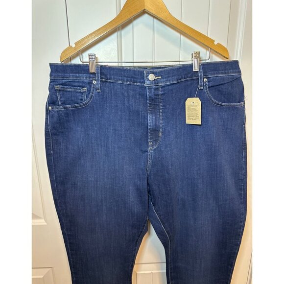 Levi's Women's 721 High-Rise Skinny Jean (Size 22W-30) Blue Story - Picture 5 of 12